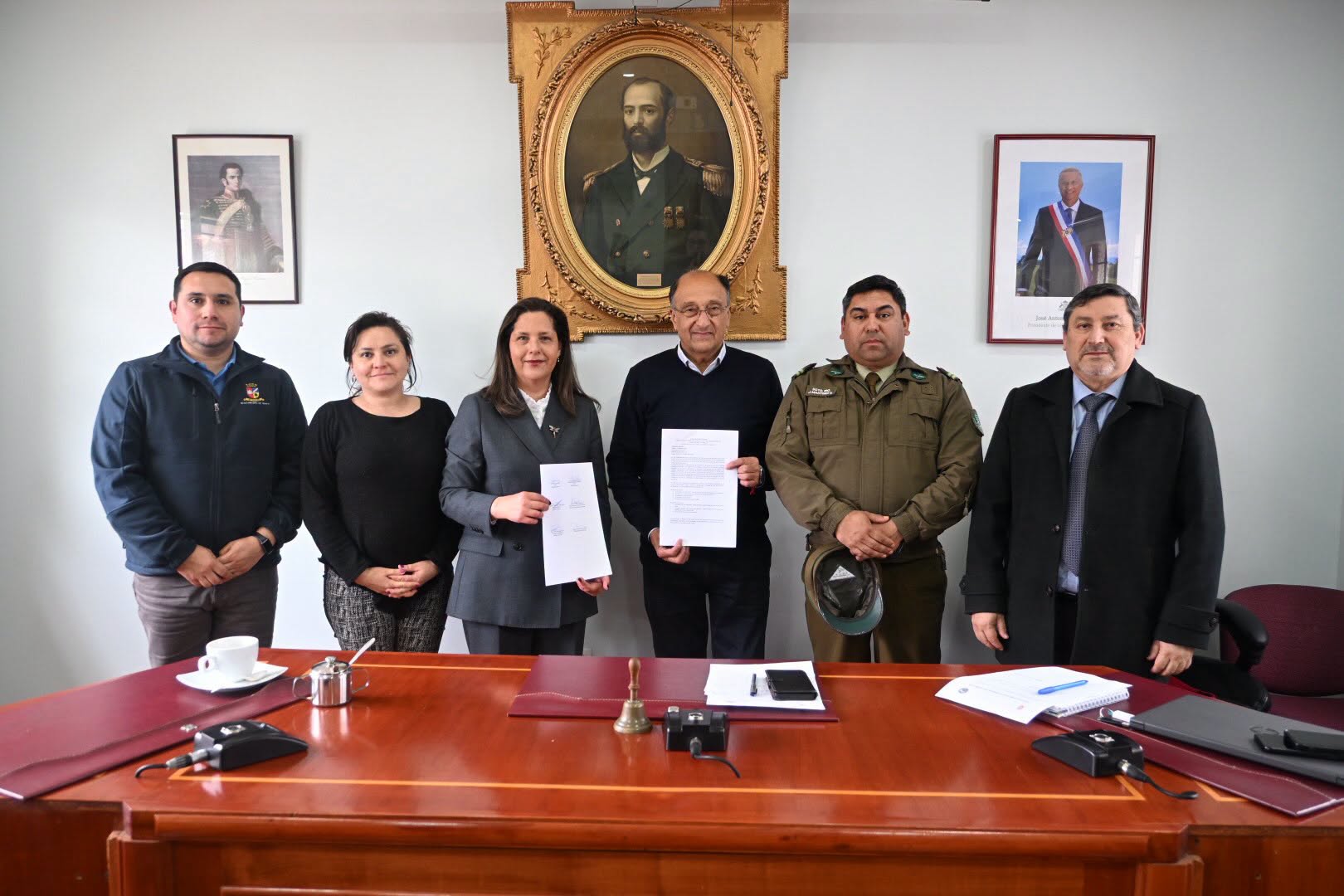 para coordinar acciones contra el delito